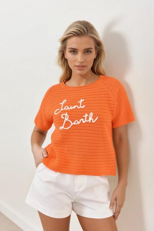 T-shirts Women Orange Misskoo Q2518 Efashion Paris