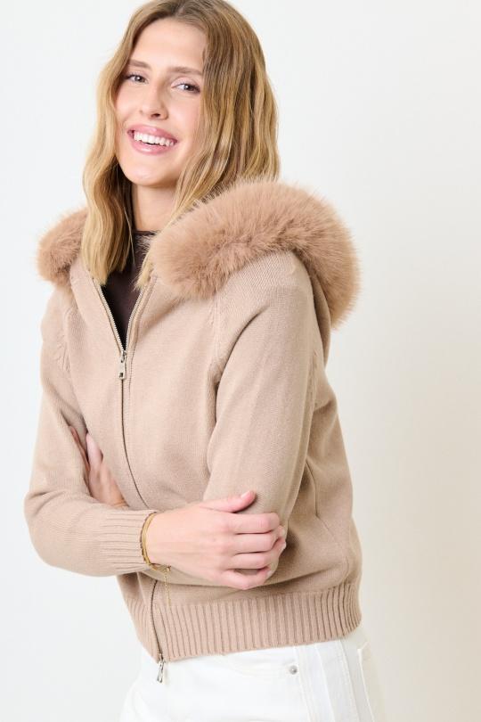 Gilets Femme Camel Misskoo N386 Efashion Paris
