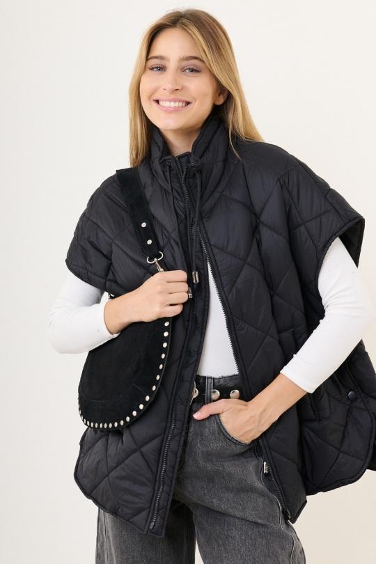 Down jackets Women Black Misskoo YX8708 Efashion Paris