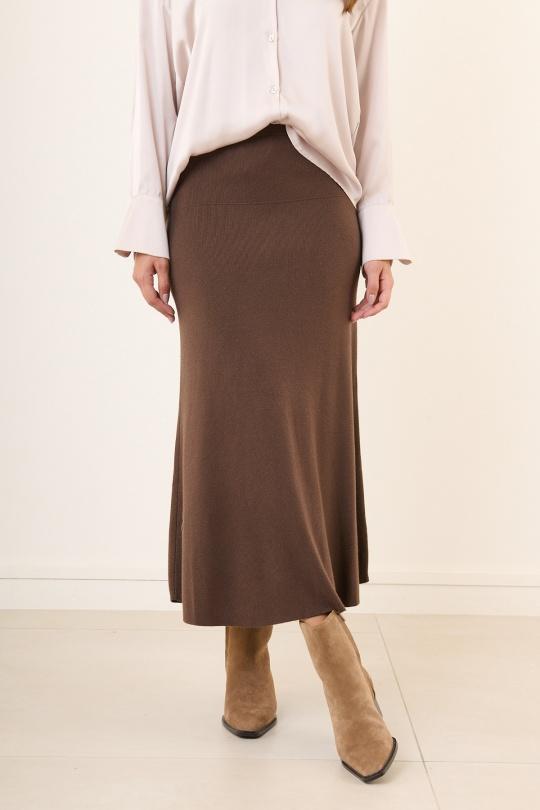 Gonne Donna Brown Misskoo N381 Efashion Paris