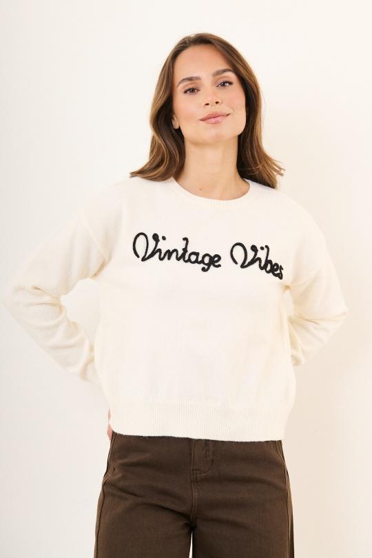 Pulls Femme Beige Misskoo Q2540 Efashion Paris