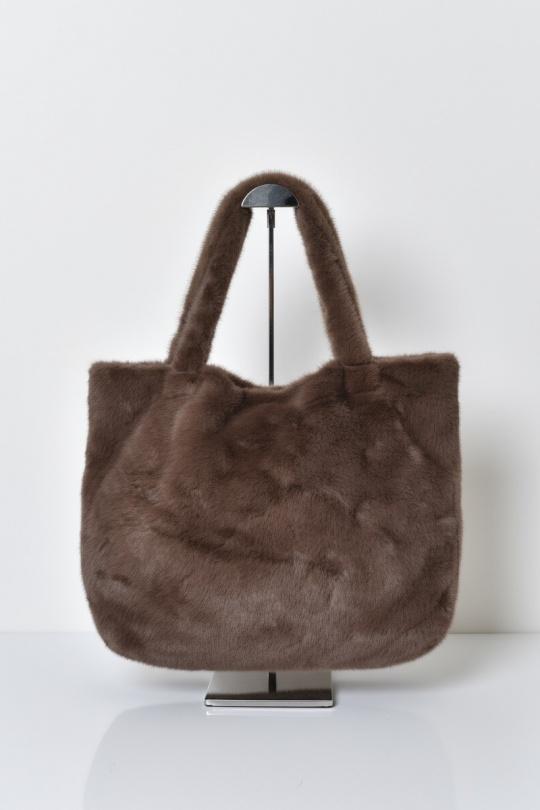 Cabas Maroquinerie Marron Misskoo Y1011 Efashion Paris