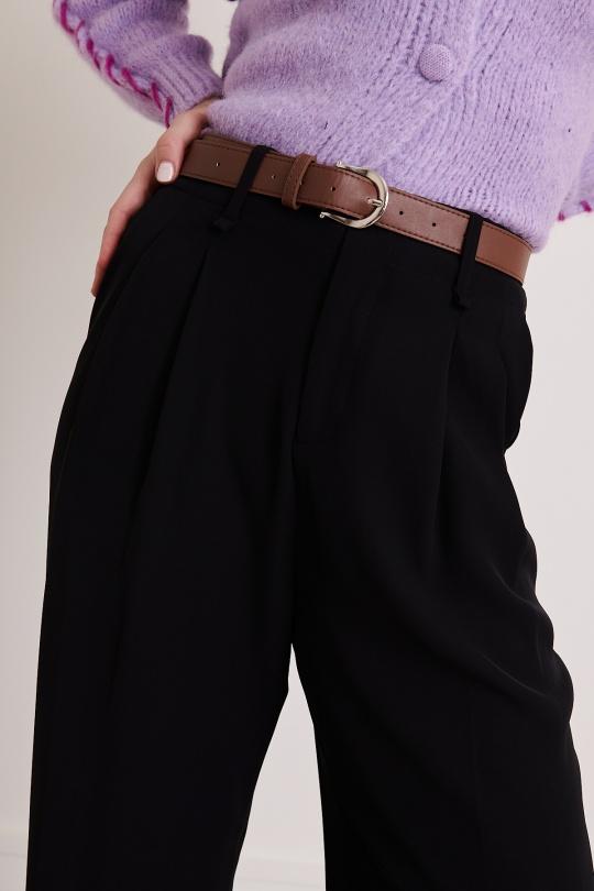 Trousers Women Brown Misskoo 23091 Efashion Paris