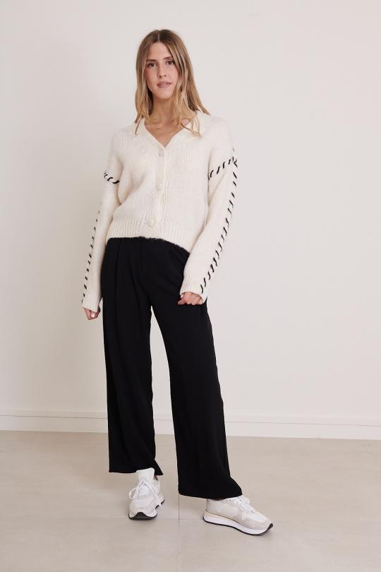 Trousers Women Brown Misskoo 23091 Efashion Paris