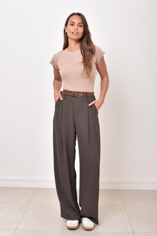 Trousers Women Brown Misskoo 23091 Efashion Paris