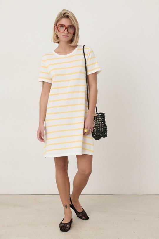 Abiti corti Donna Yellow Misskoo P8006 Efashion Paris