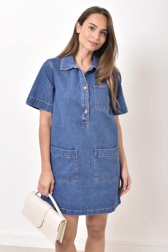 Vestidos cortos Mujer Brown Misskoo J0645 Efashion Paris