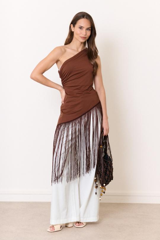 Tops Femme Marron Misskoo FK164 Efashion Paris