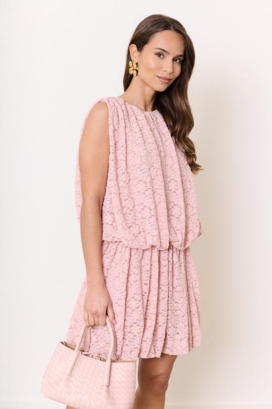 Vestidos cortos Mujer Pink Misskoo FK168 Efashion Paris