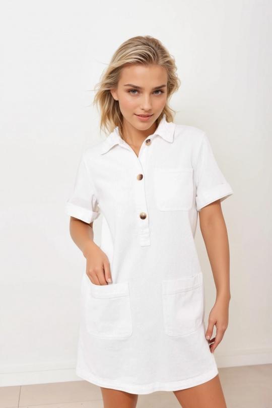 Vestidos cortos Mujer Brown Misskoo J0645 Efashion Paris