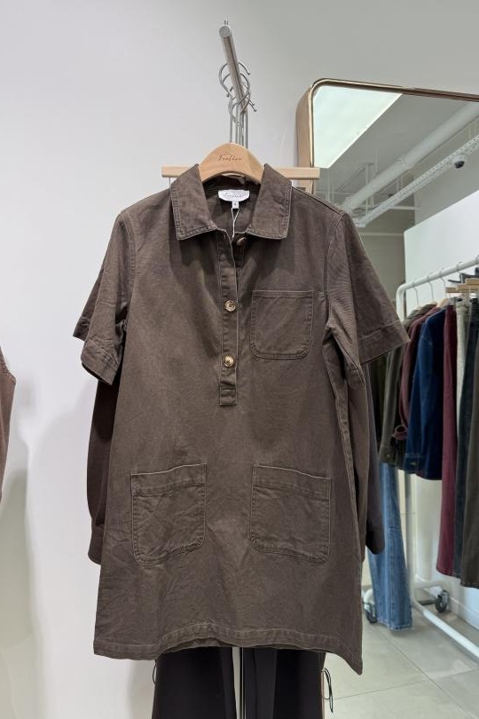 Vestidos cortos Mujer Brown Misskoo J0645 Efashion Paris