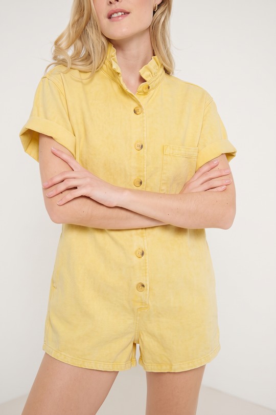 Combinaisons Femme Jaune Misskoo J1050 Efashion Paris