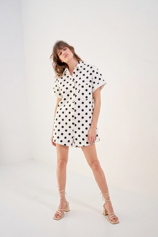 Combinaisons Femme Jaune Misskoo J1056 Efashion Paris
