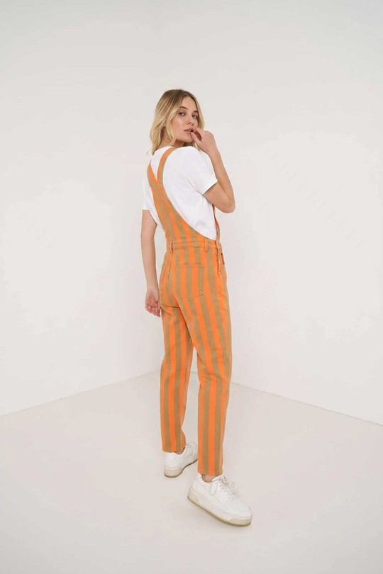 Combinaisons Femme Orange Misskoo J1058 Efashion Paris