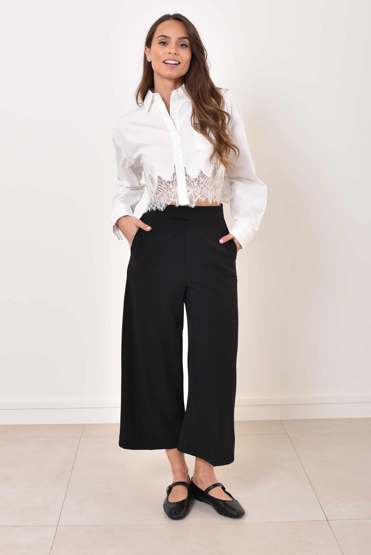 Pantalons Femme Noir Misskoo 68820 #c Efashion Paris