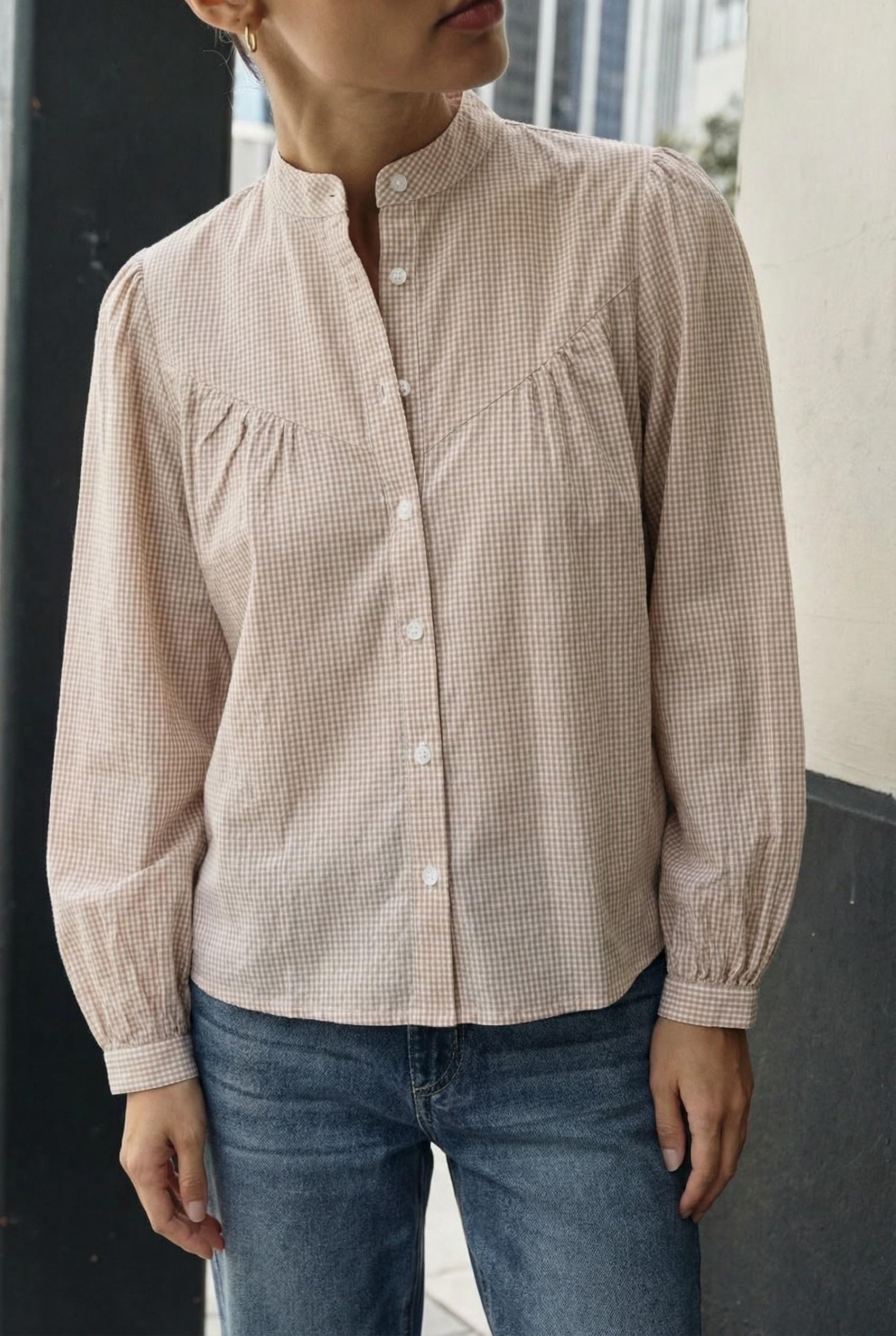 Chemises Femme Beige Misskoo G67005 #c Efashion Paris