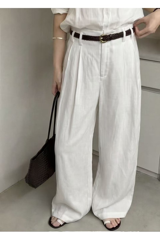 Pantalons Femme Blanc Misskoo 926062 #c Efashion Paris