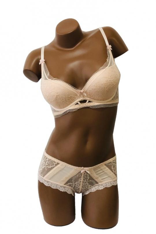 Insiemi Donna Nude Belle com' elle AZ16006 Efashion Paris
