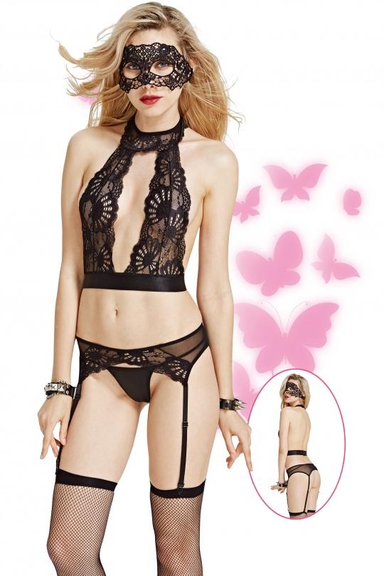 Ensembles Femme Noir Belle com' elle D60713 Efashion Paris