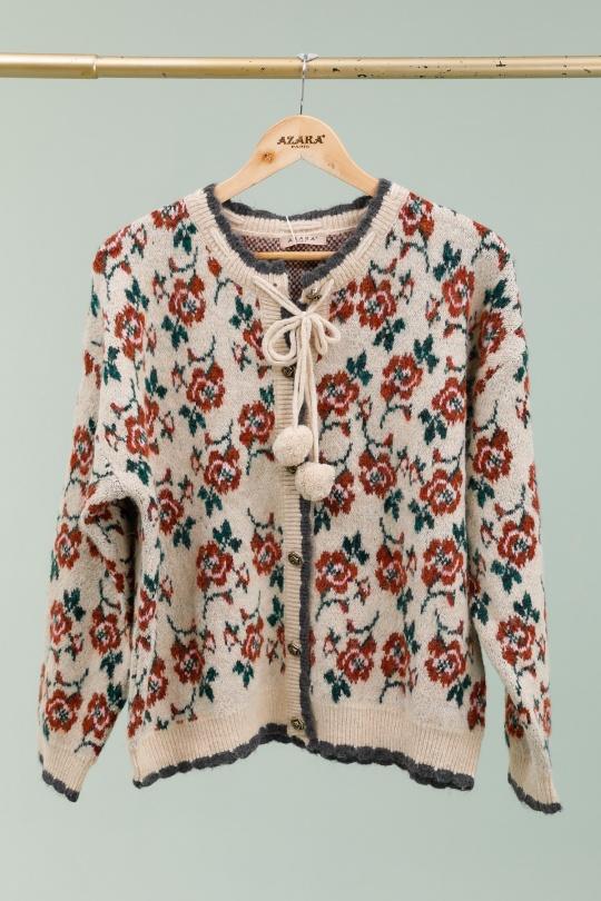 Cárdigans Mujer Beige AZAKA II W43858 Efashion Paris