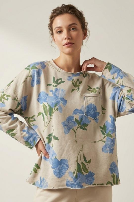 Sweats Femme Beige L'EMOTION 02963361 Efashion Paris