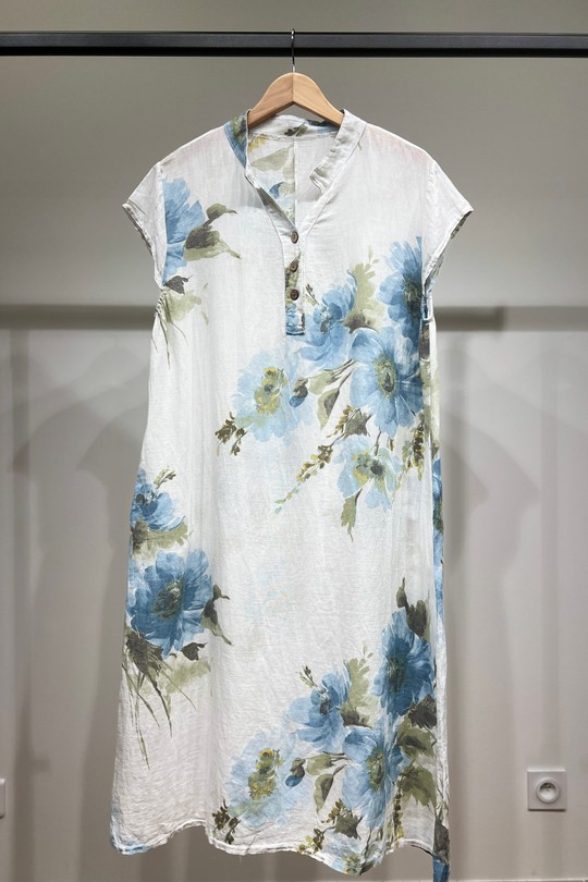 Midi dresses Women White L'EMOTION 10930383 Efashion Paris