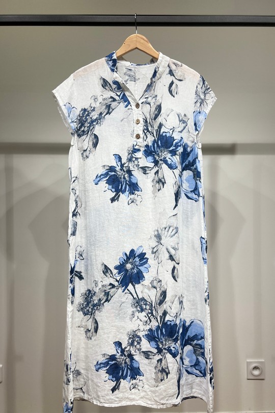 Midi dresses Women White L'EMOTION 10930383 Efashion Paris