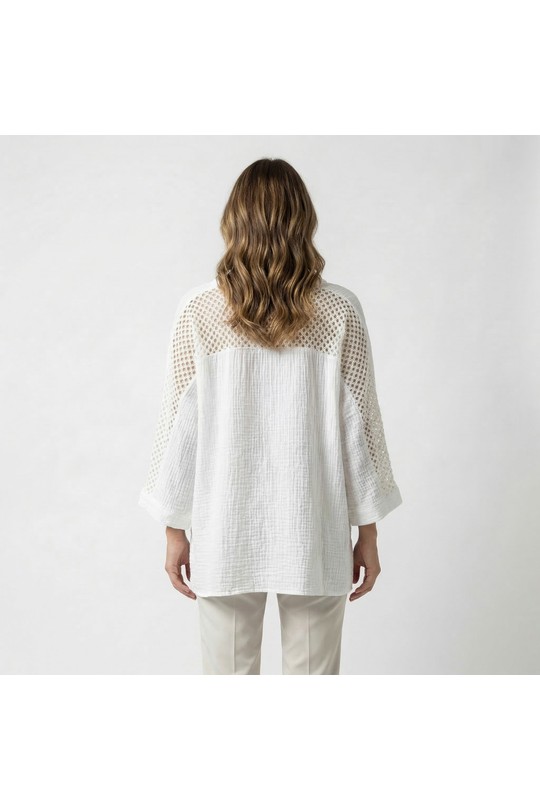 Blouses Femme Blanc L'EMOTION 07900530 Efashion Paris