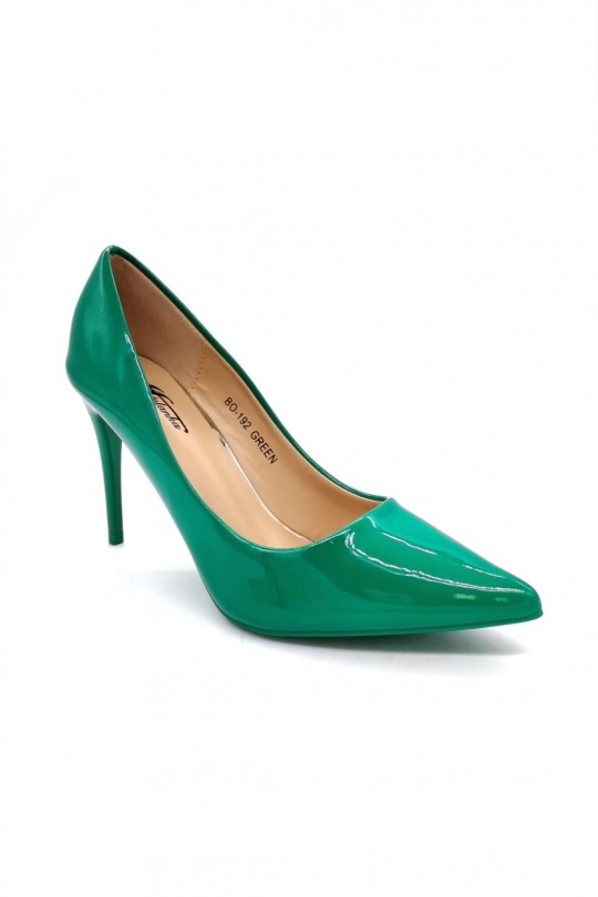 High heels Shoes Green MULANKA BO-192 Efashion Paris