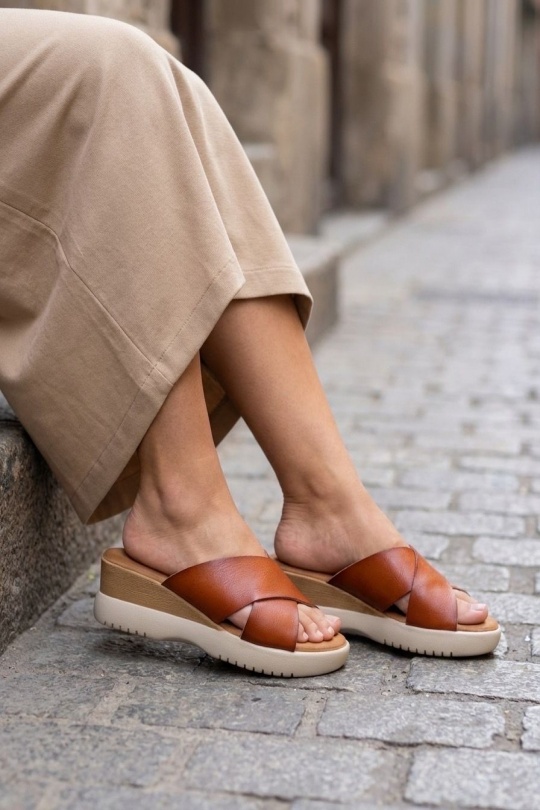Zeppe Scarpe Camel MULANKA DM526 Efashion Paris