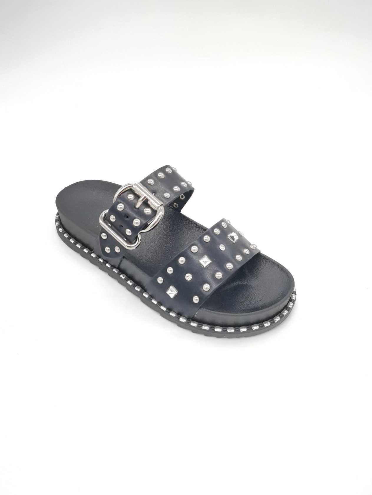 Sandalias Zapatos Black MULANKA 910 #c Efashion Paris