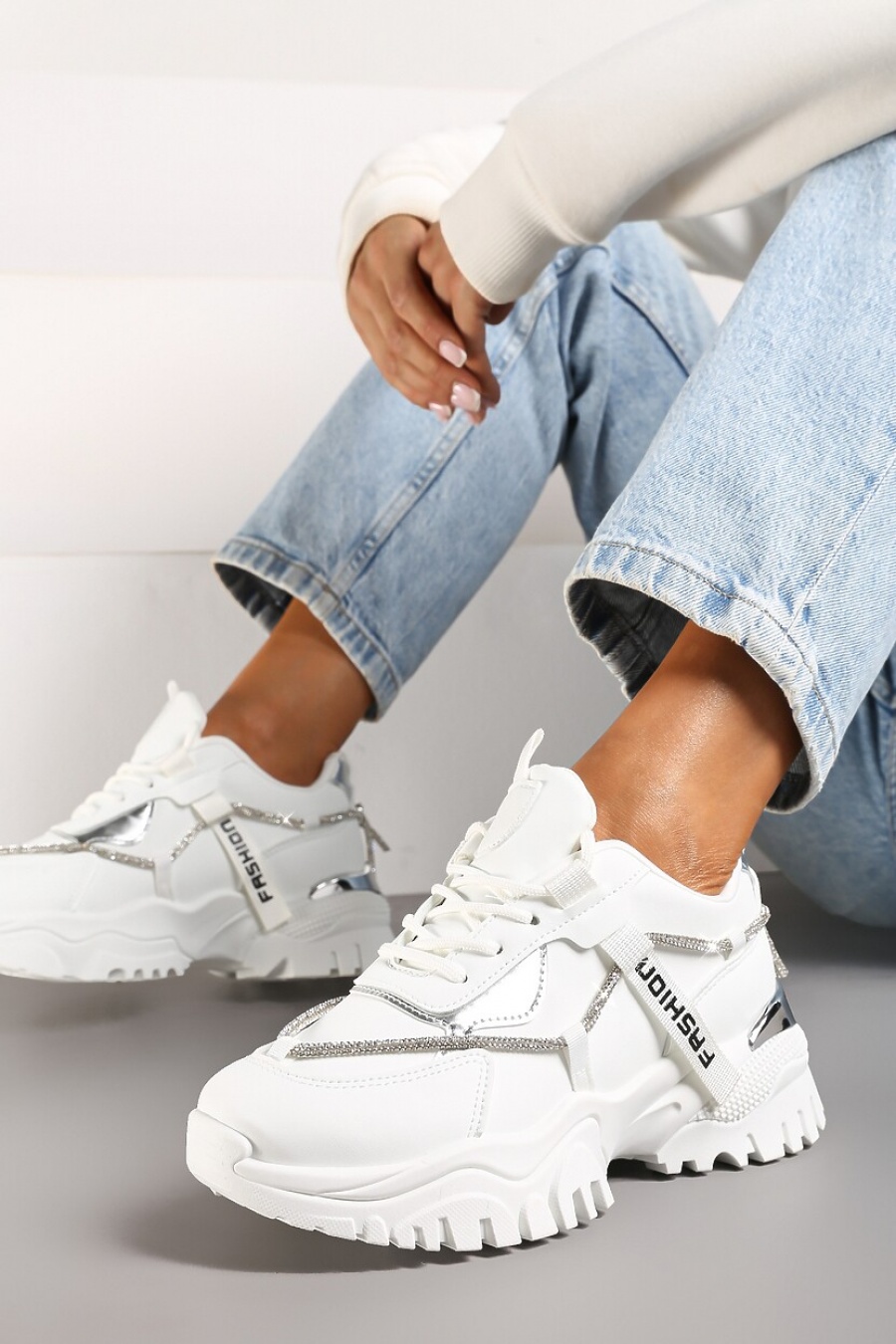Zapatillas deportivas Zapatos White MULANKA JD-7 #c Efashion Paris