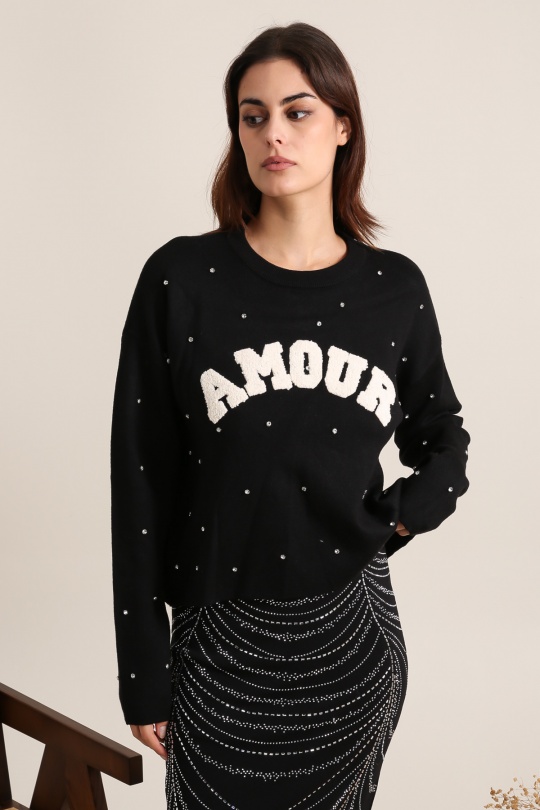 Jumpers Women Black J&H FASHION 22003 Efashion Paris