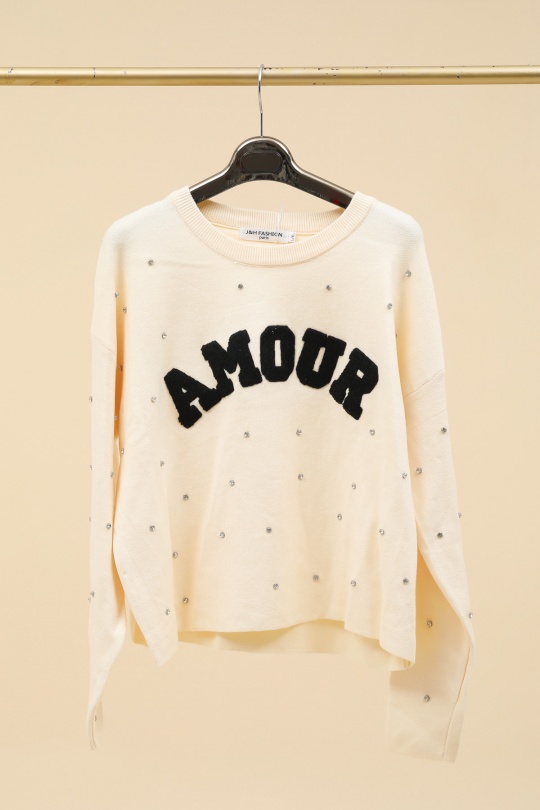 Pulls Femme Beige J&H FASHION 22003 Efashion Paris