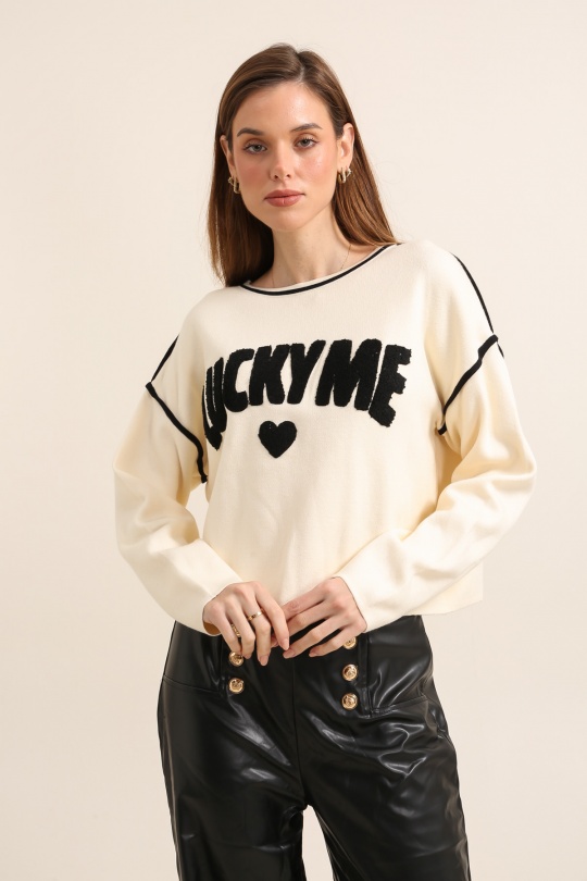 Jumpers Women Beige J&H FASHION 22018 Efashion Paris