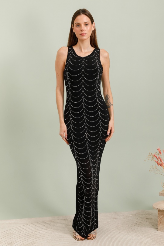 Evening dresses Women Silvery black J&H FASHION 28721 Efashion Paris