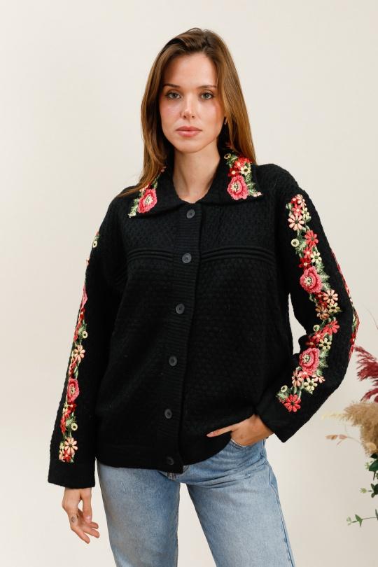 Jackets Women Black J&H FASHION 5021 Efashion Paris