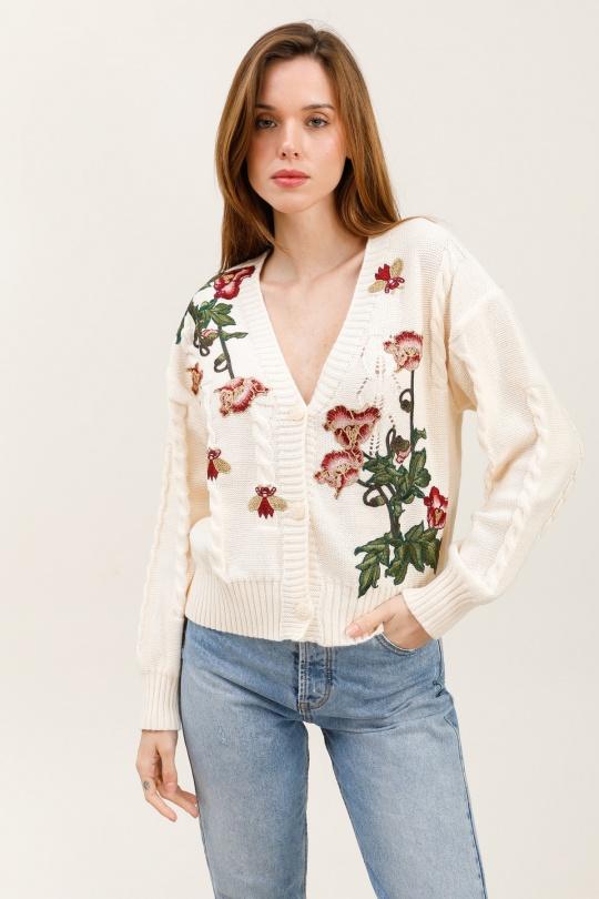 Gilets Femme Beige J&H FASHION 5023 Efashion Paris