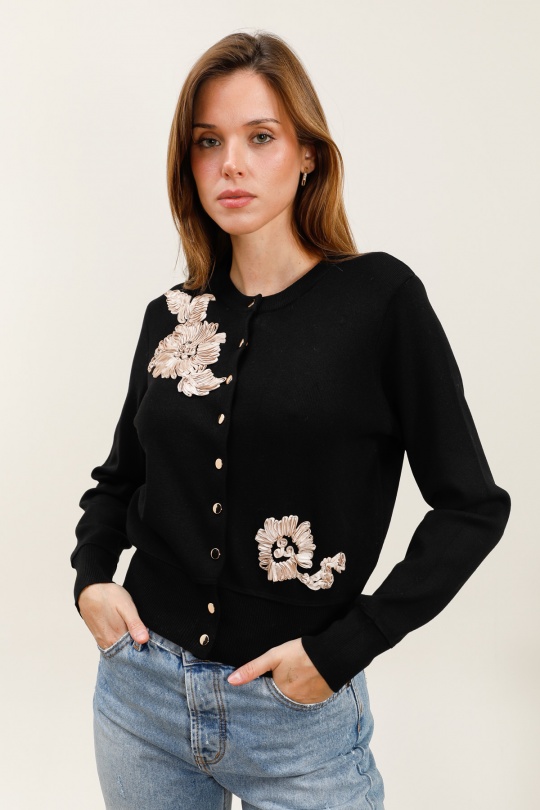 Cardigans Women Black J&H FASHION 78063 Efashion Paris