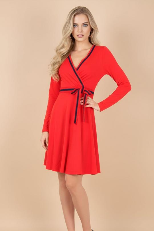 Short dresses Women Red J&H FASHION 98181 Efashion Paris