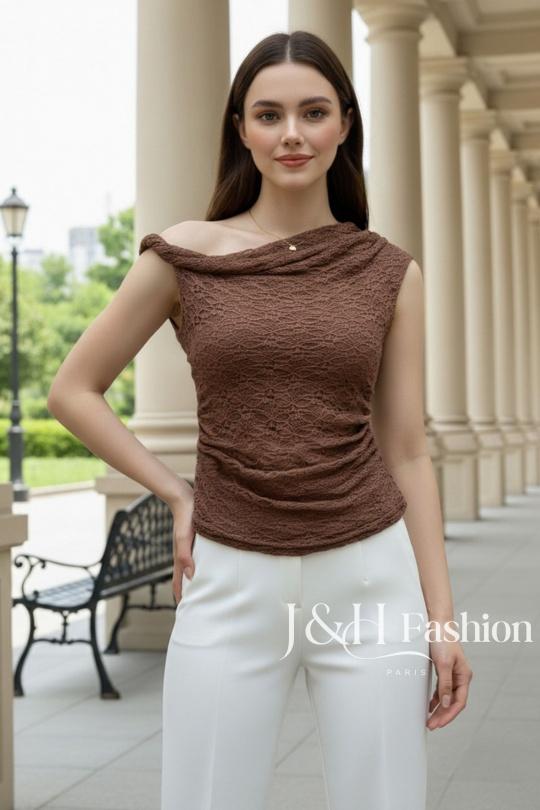 Tops Femme Bleu J&H FASHION 7211 Efashion Paris