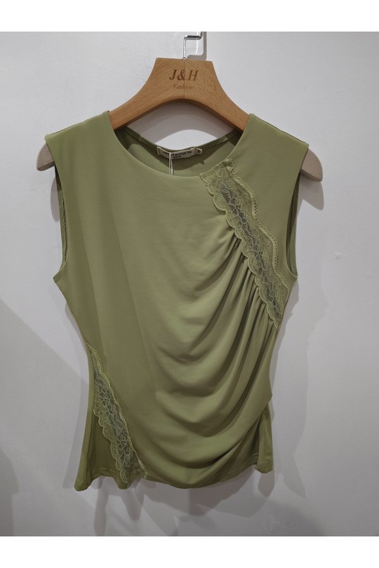 Tops Femme Kaki J&H FASHION 15017 Efashion Paris