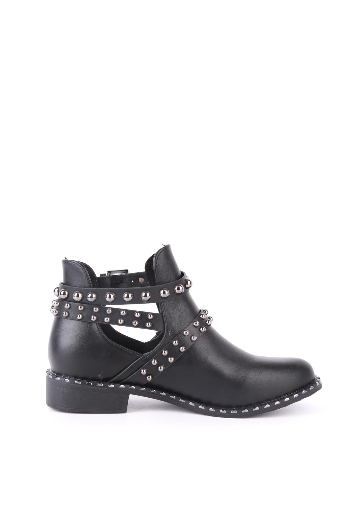 Ankle boots Shoes Black BELLE SHOES 6078 #c Efashion Paris