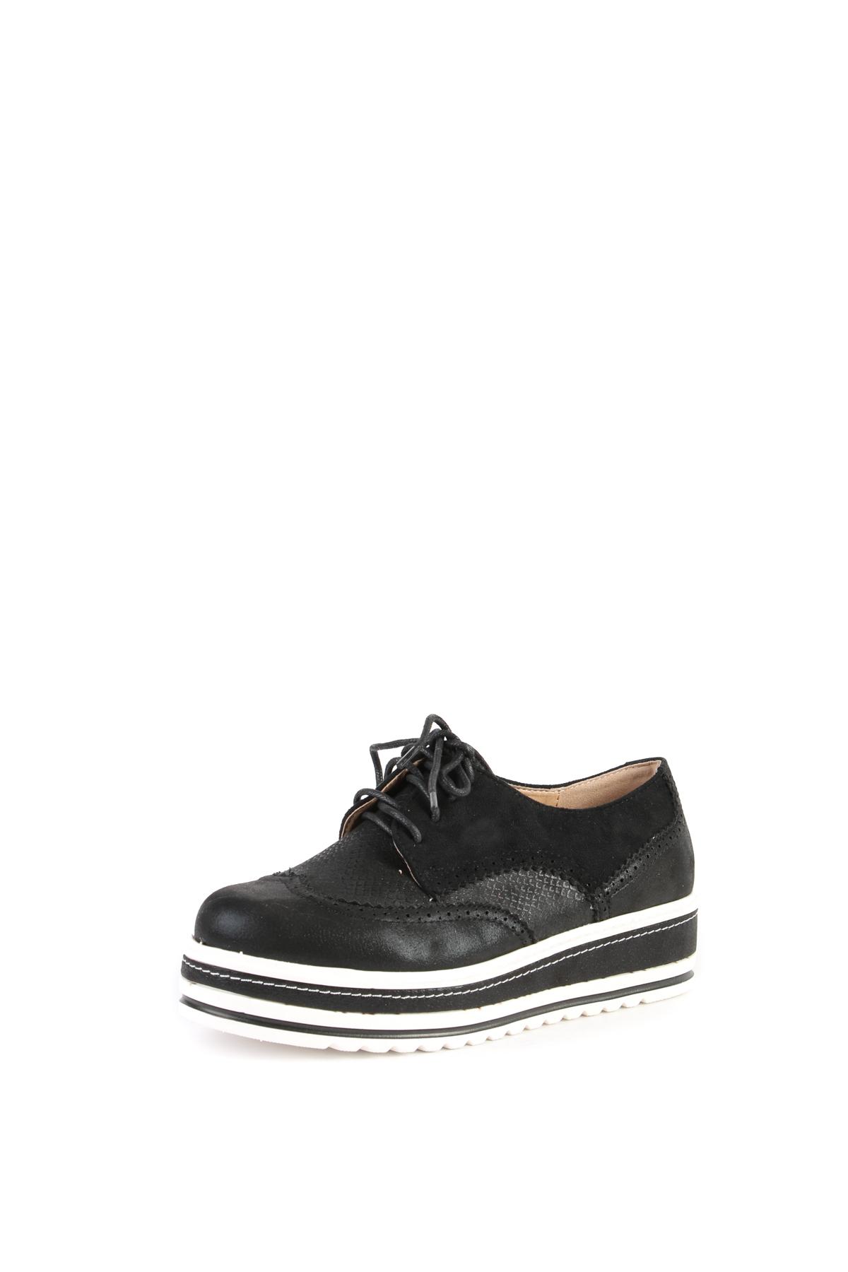 Derbis Zapatos Black BELLE SHOES KS-7029 #c Efashion Paris