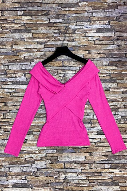 Tops Femme FUCHSIA ELLE STYLE HD_2680_FANNY Efashion Paris
