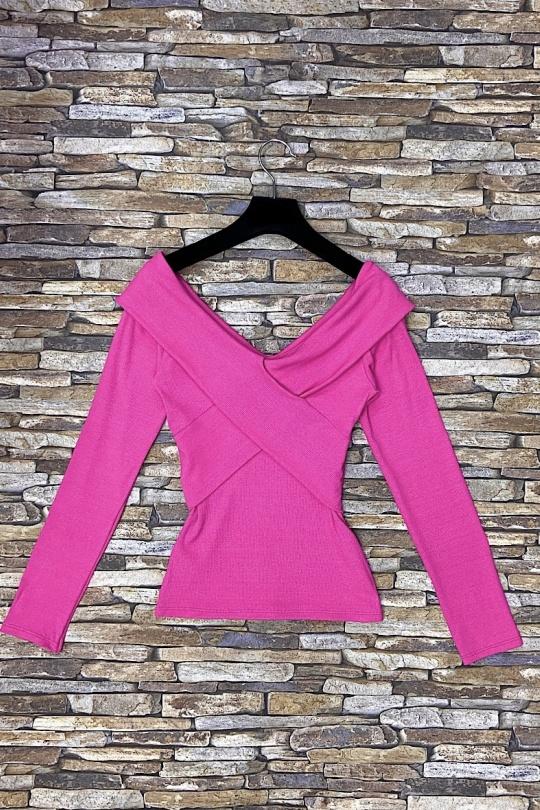 Tops Femme FUCHSIA ELLE STYLE HD_2680_FANNY Efashion Paris