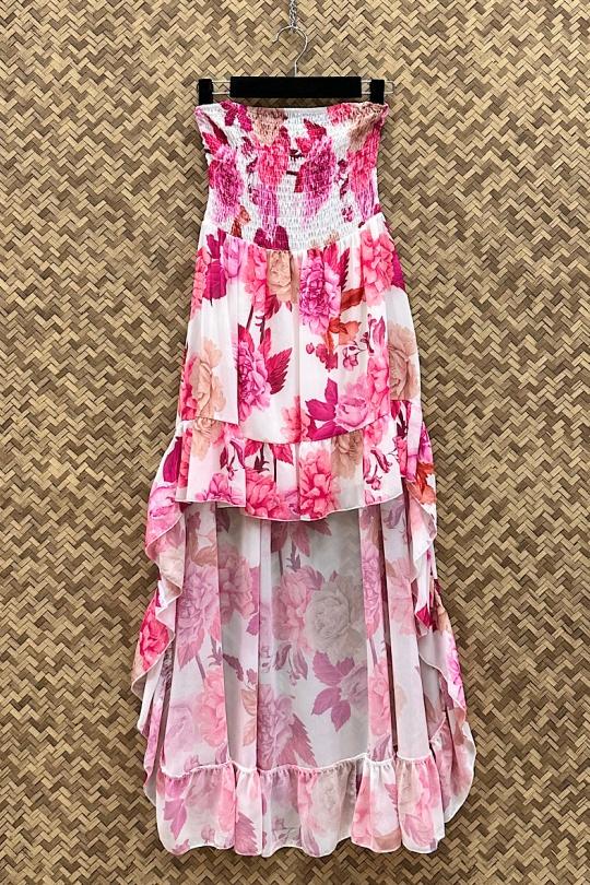 Robes longues Femme Framboise/orange ELLE STYLE GL_9910_ALL2024_MADY Efashion Paris