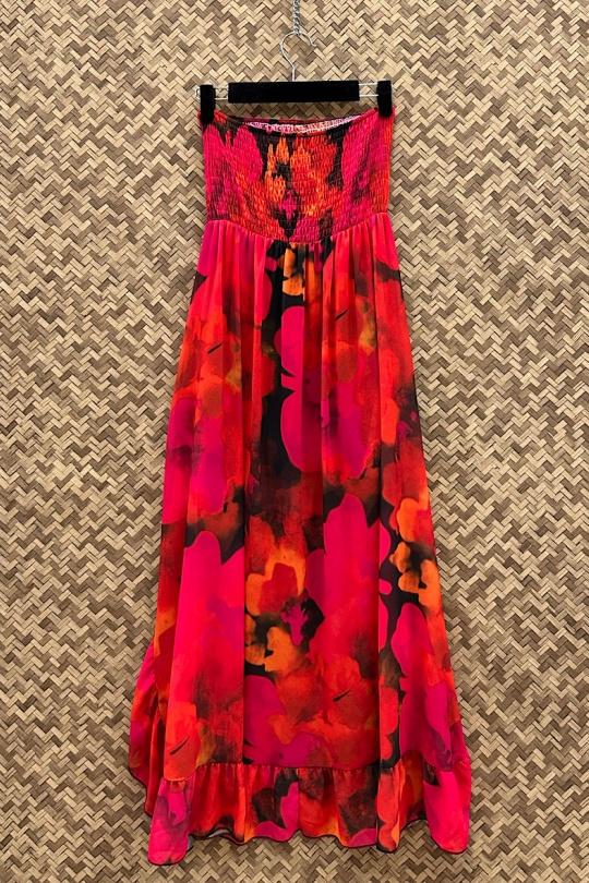 Robes longues Femme Framboise/orange ELLE STYLE GL_9910_ALL2024_MADY Efashion Paris