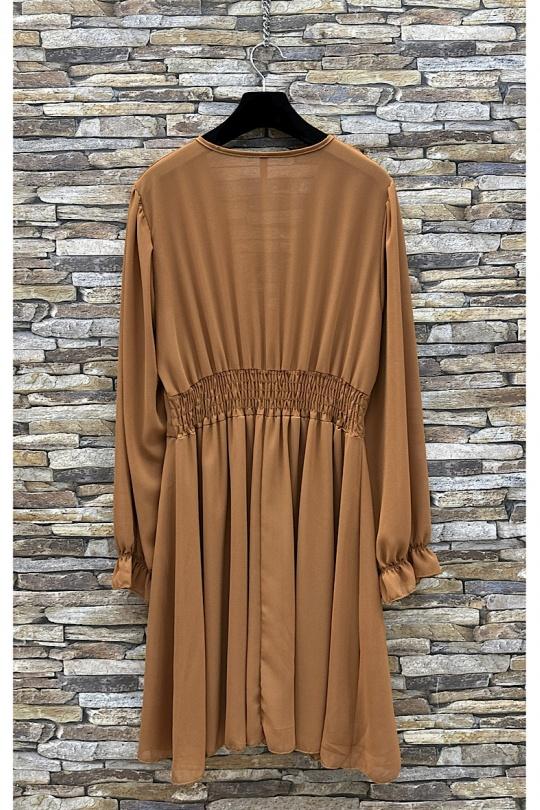 Robes courtes Femme Vert bouteille ELLE STYLE GL_8944_UNI_JULIETTE Efashion Paris