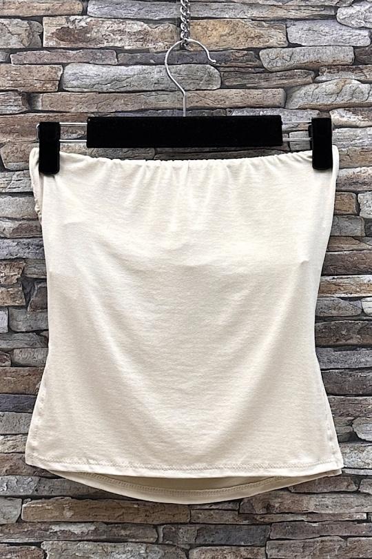Tops Femme Blanc ELLE STYLE HS_6432_BULMA Efashion Paris